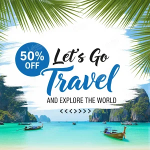 Travel Social Media Post 2 JPG Design for Travel Agency Promotion